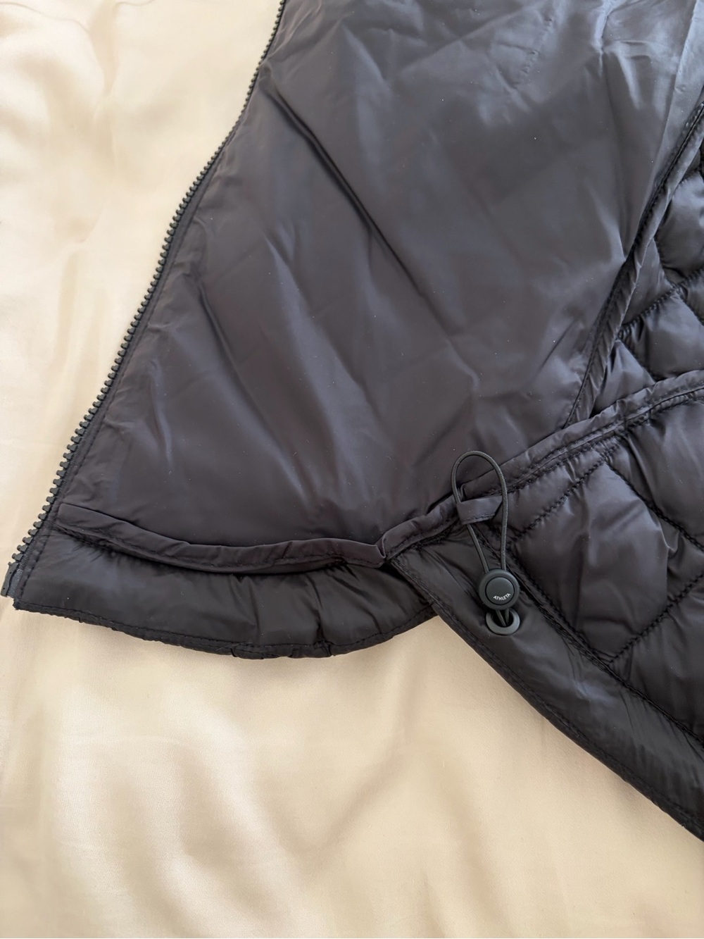 Athleta black whisper featherlight jacket coat - Picture 7 of 9